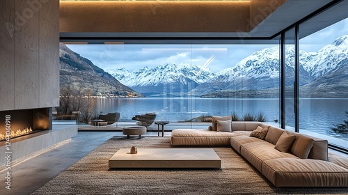 modern queenstown lakeside retreat new zealand house