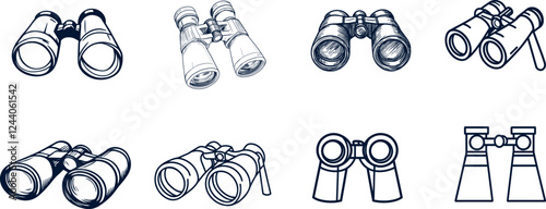 Binocular,Durbin vector icon illustration for web and mobile application