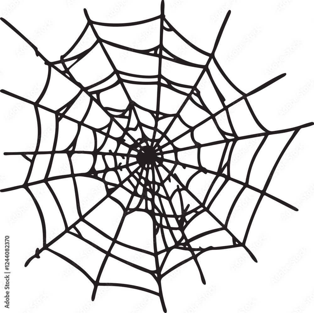 Obraz premium spider web silhouette vector designs