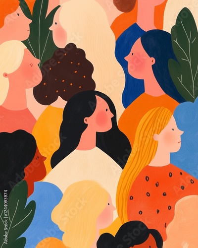 Unity in Diversity: People of Various Ethnicities Celebrating Together