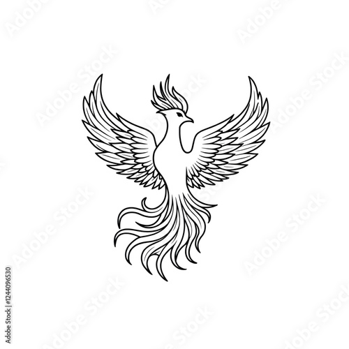 vector illustration of an falcon logo design 