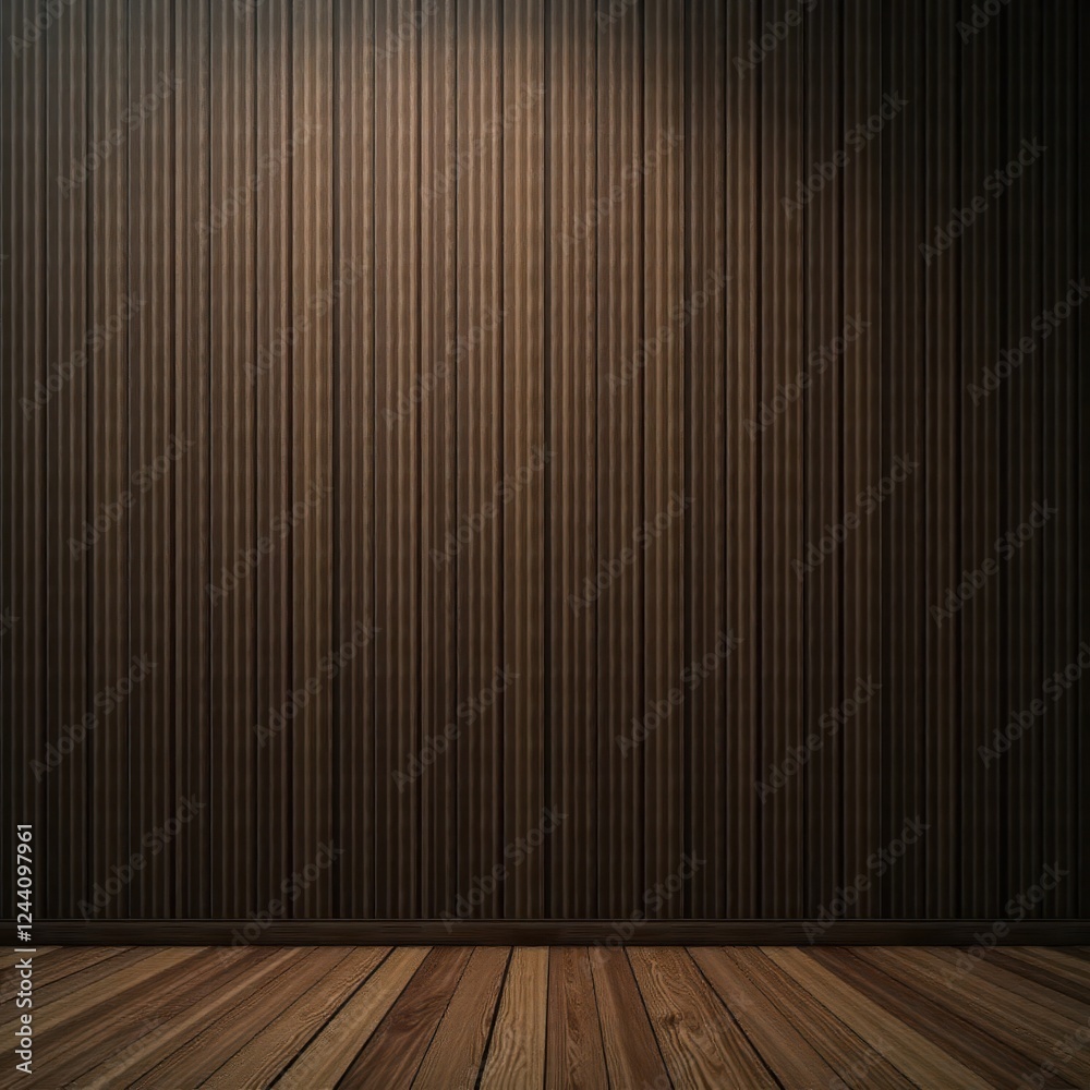 Dark brown wood, vertical planks, smooth surface, elegant, polished Dark brown wood, vertical planks, smooth surface, elegant, polished