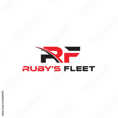 RF Transports Logo: A sleek, professional design symbolizing reliability, speed, and efficiency in transportation. Perfect for RF Transports, conveying a strong, trustworthy brand identity.