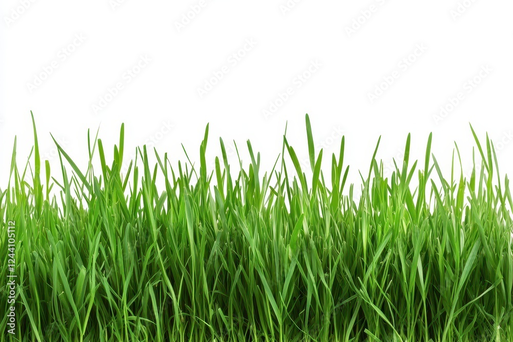 Spring young green grass isolated on white background Spring young green grass isolated on white background