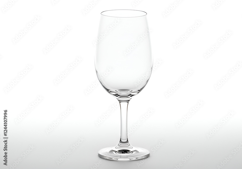 Glass Transparent Object Isolated on a Clean White Background, Minimalist and Elegant Design Glass Transparent Object Isolated on a Clean White Background, Minimalist and Elegant Design