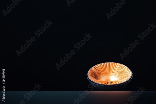 single section of lhc superconducting magnet displayed cleanly on solid black background photo