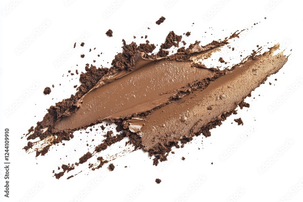 Wet mud stains texture isolated on white background Wet mud stains texture isolated on white background