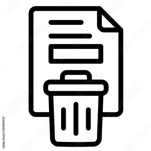 Erase File Icon