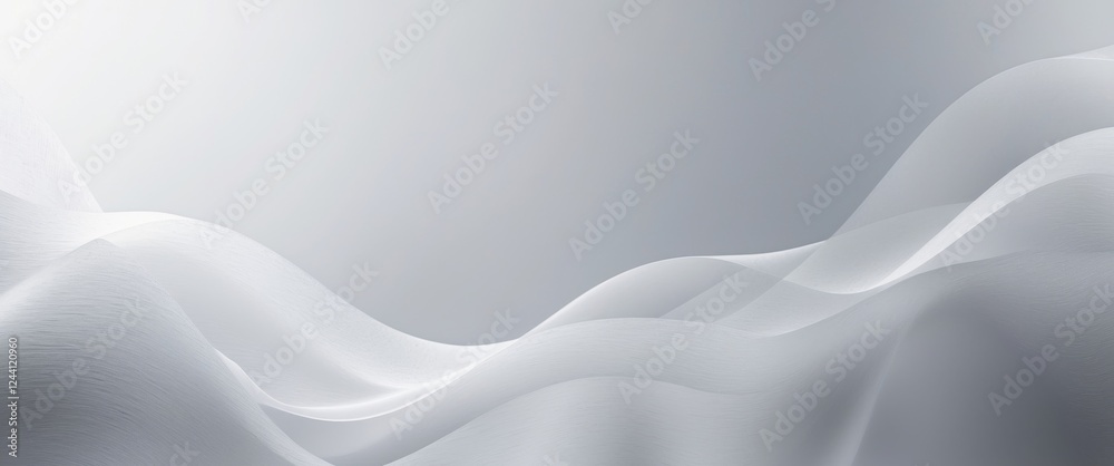 Obraz premium Silver background with a subtle textured gradient.