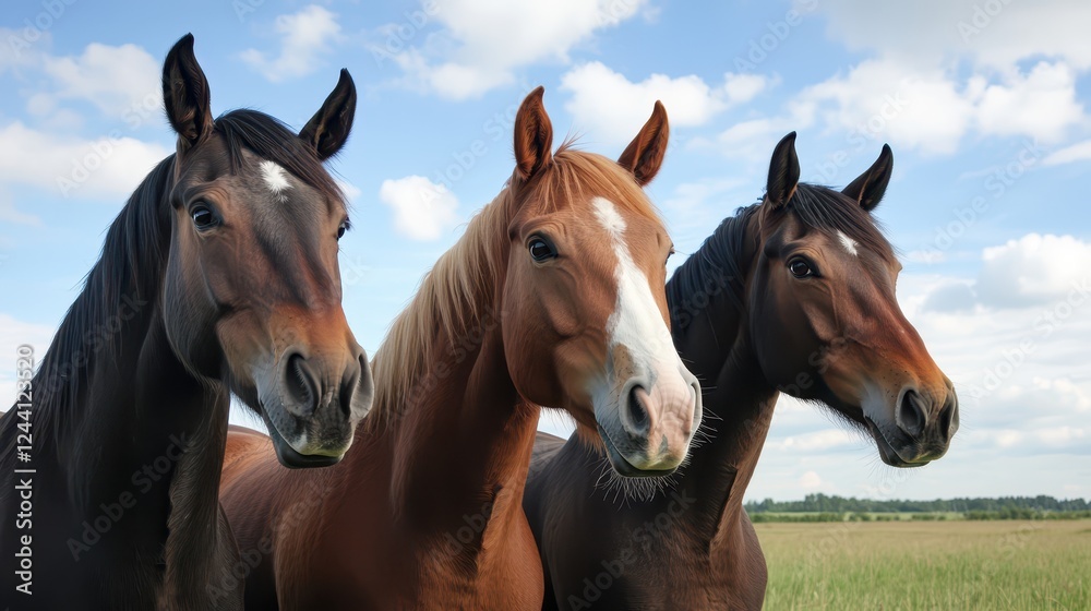 Equine therapy session highlights the connection between horses and individuals in a serene outdoor setting Equine therapy session highlights the connection between horses and individuals in a serene outdoor setting