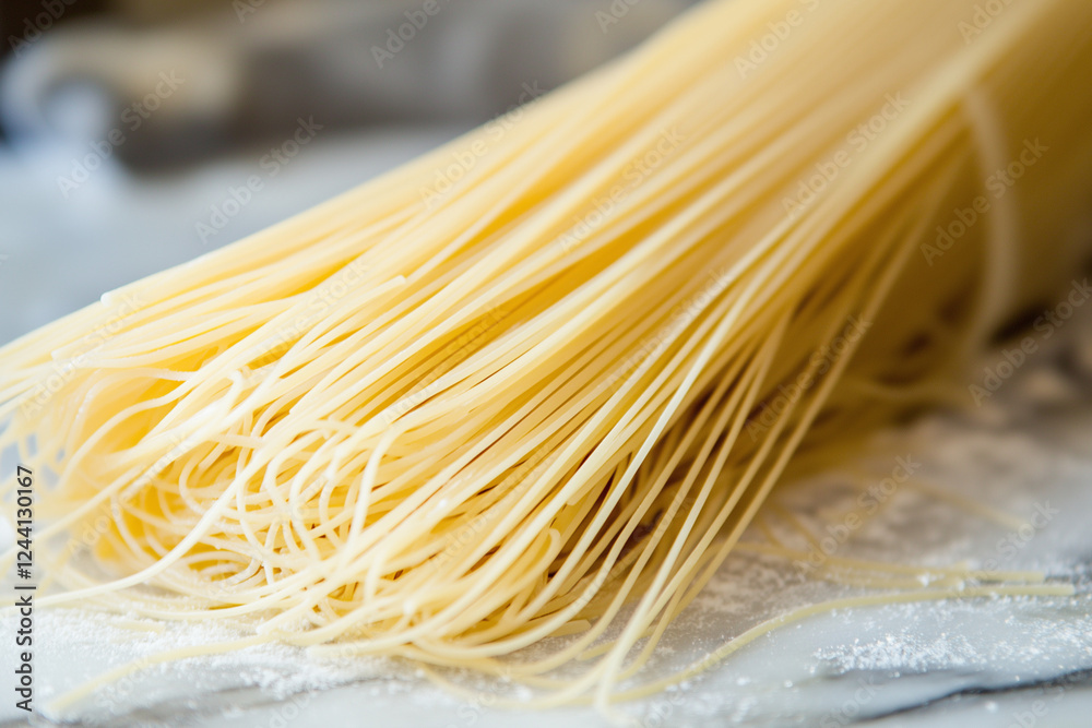 Capellini pasta, closeup, healthy food, background
Capellini pasta, closeup, healthy food, background