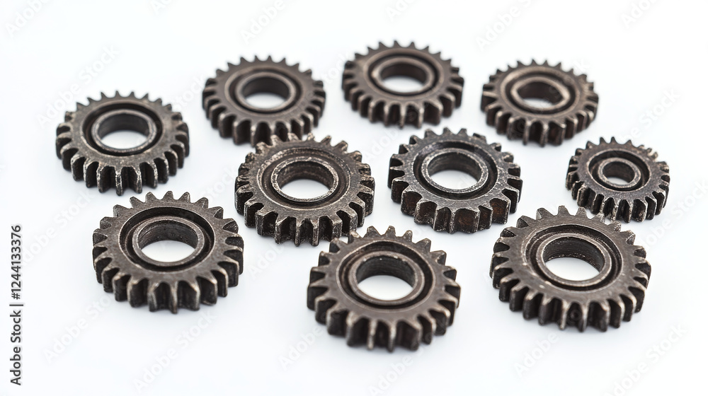 Gears. Abstract vector wireframe two gear 3d modern illustration on dark blue background. Mechanical technology machine engineering symbol. Industry development, engine work, business solution concept Gears. Abstract vector wireframe two gear 3d modern illustration on dark blue background. Mechanical technology machine engineering symbol. Industry development, engine work, business solution concept