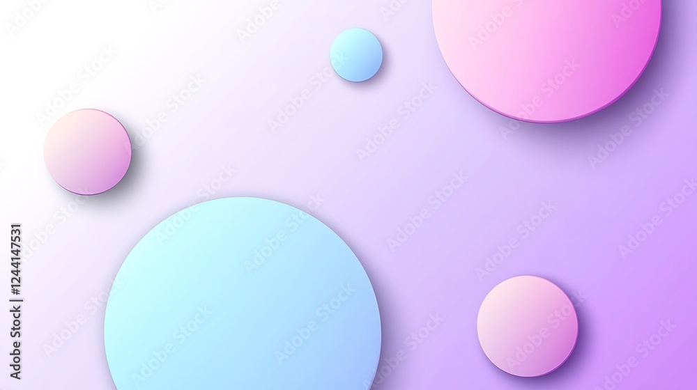 Pastel Circles Abstract Background Design Pastel Circles Abstract Background Design