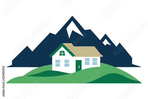 house in the mountains