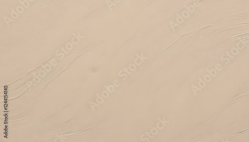 Sustancia de color beige cremoso que se extiende sobre una superficie, con texturas suaves y fluidas y sutiles variaciones de espesor. El fondo es de un color suave y neutro que complementa los tonos 