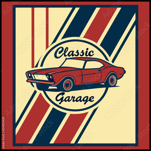 Ride the Classic - Vintage Car T-Shirt Design