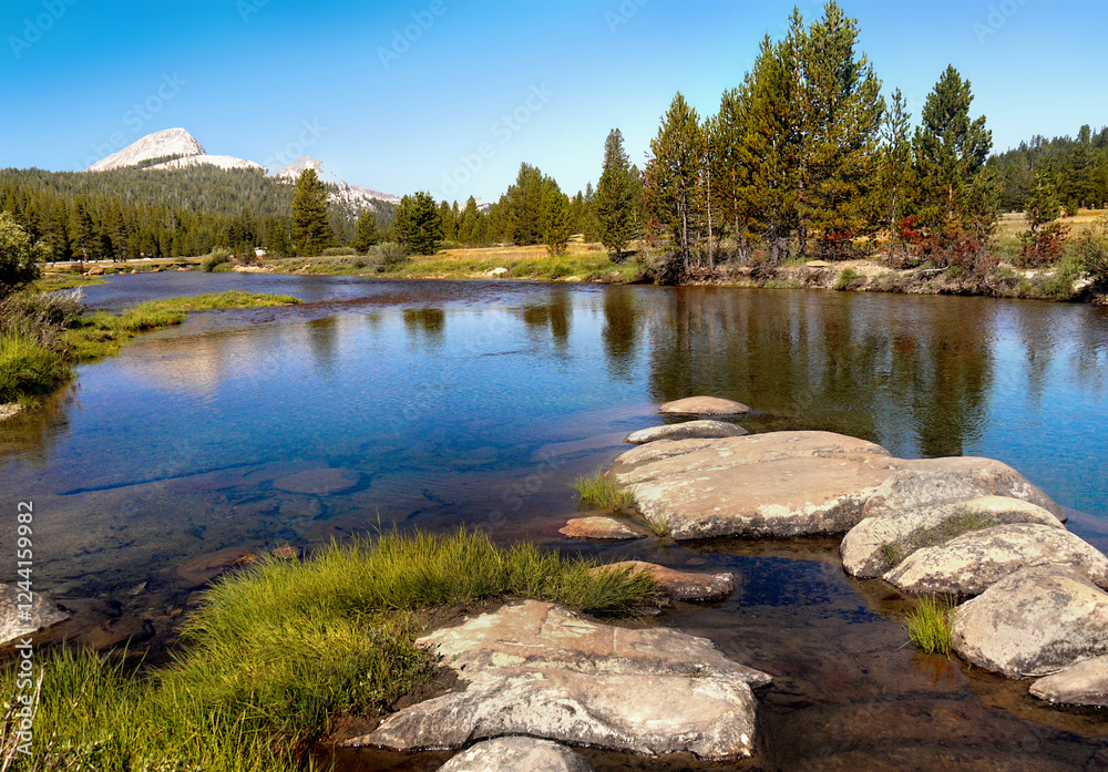 Tuolumne Meadows in Yosemite National Park, California Tuolumne Meadows in Yosemite National Park, California