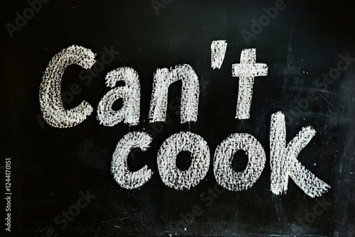 Can't Cook Text Written By ...