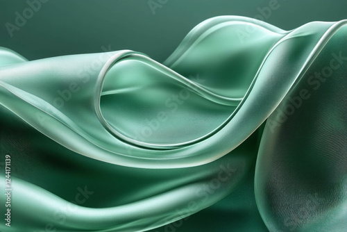 Dark Green Abstract Background