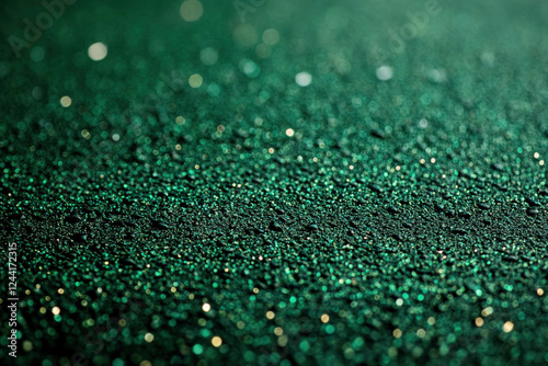 Green Glitter Background
