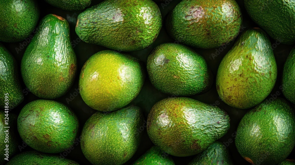 Avocado Food Photography Flat Lay with Fresh Green Background for Healthy Eating Campaigns Avocado Food Photography Flat Lay with Fresh Green Background for Healthy Eating Campaigns