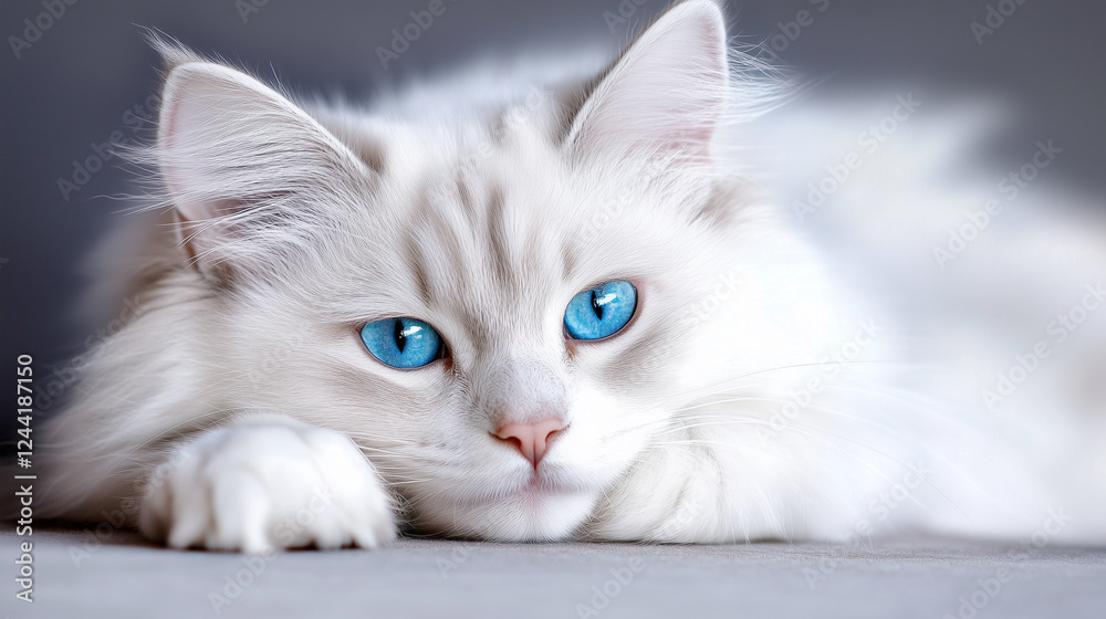 white persian cat white persian cat