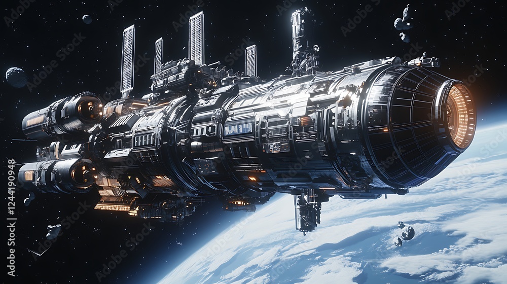 Spacecraft floating moon space blazing rocket propulsion breathtaking cosmic scenery images Spacecraft floating moon space blazing rocket propulsion breathtaking cosmic scenery images