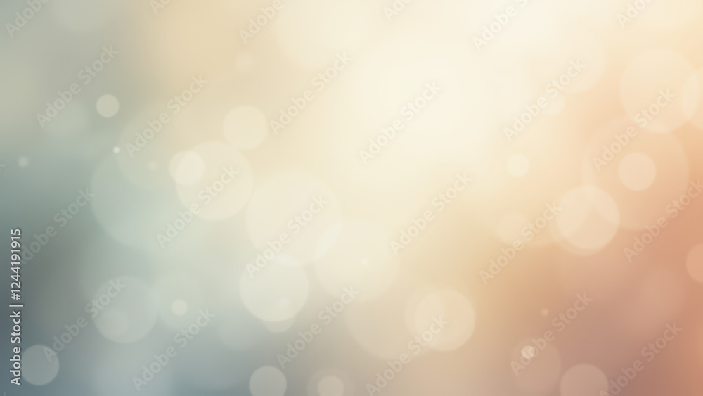 Naklejka premium A serene blurred background with a religious text on the bottom.