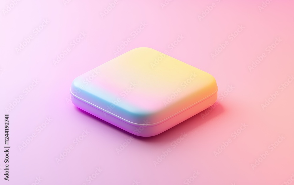 mockup on a soft pastel gradient background mockup on a soft pastel gradient background
