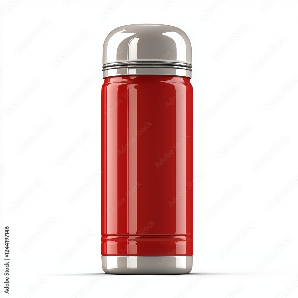 sleek designer thermos, isolated on white sleek designer thermos, isolated on white
