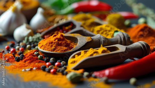 a pile of spices