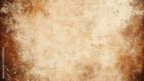 Vintage texture brown grunge background, old paper canvas with space for text