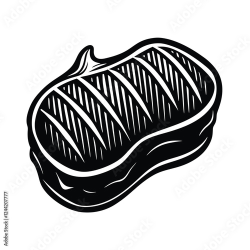 A grilled beef vactor illustration