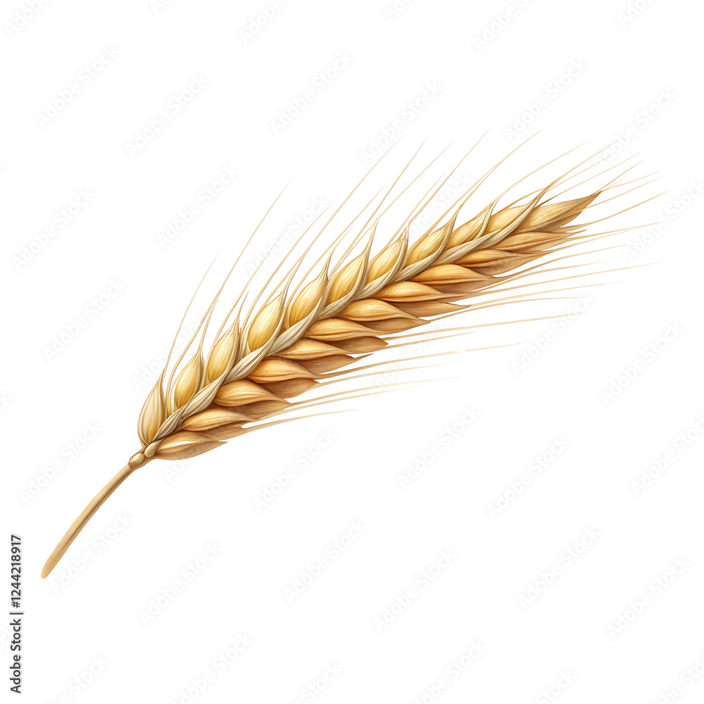 Wheat isolated on a transparent background Wheat isolated on a transparent background