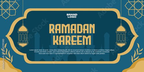 Ramadan Background Banner Vector