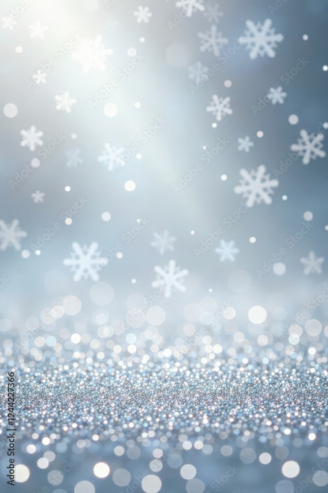 Shimmering silver glitter backdrop, ideal for festive designs , party, background Shimmering silver glitter backdrop, ideal for festive designs , party, background