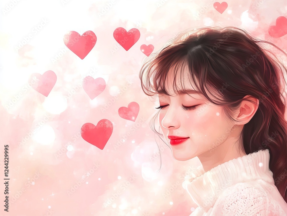 Valentine's day background Valentine's day background