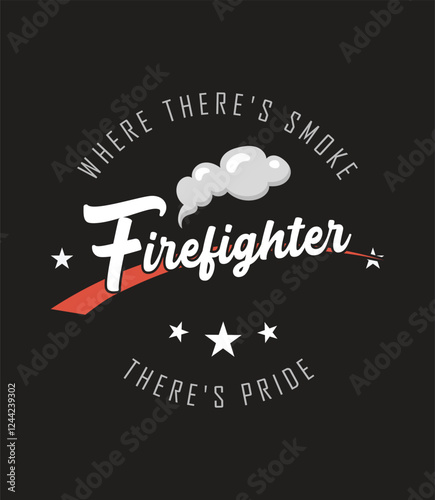 Firefighter Pride, Firefighter T-shirt design bundle. SVG design. Celebrate the fearless fireman with this firefighter t-shirt design, ideal for fire department supporters.
