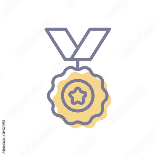 Medal vector icon