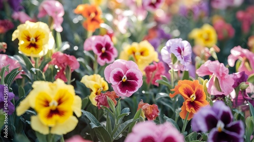 Wallpaper Mural colorful spring tulips Torontodigital.ca
