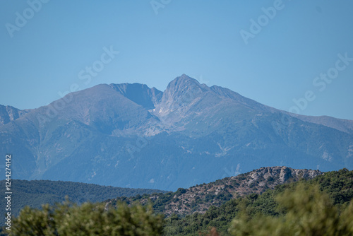 Canvas Print mountains in the snow