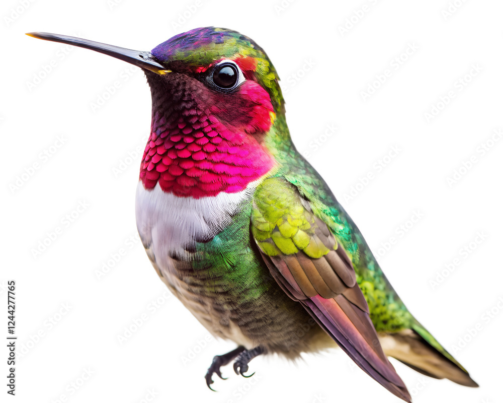 Obraz premium hummingbird on white background