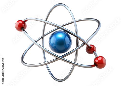 atom icon isolated on white background