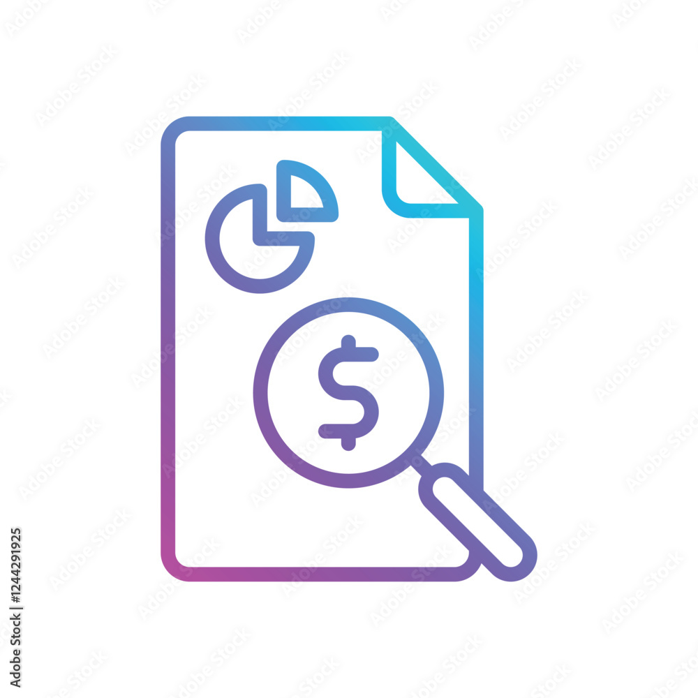 Business Report vector icon Business Report vector icon