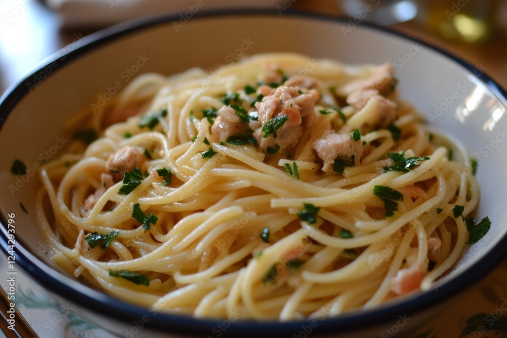top-view of a bowl of pasta top-view of a bowl of pasta
