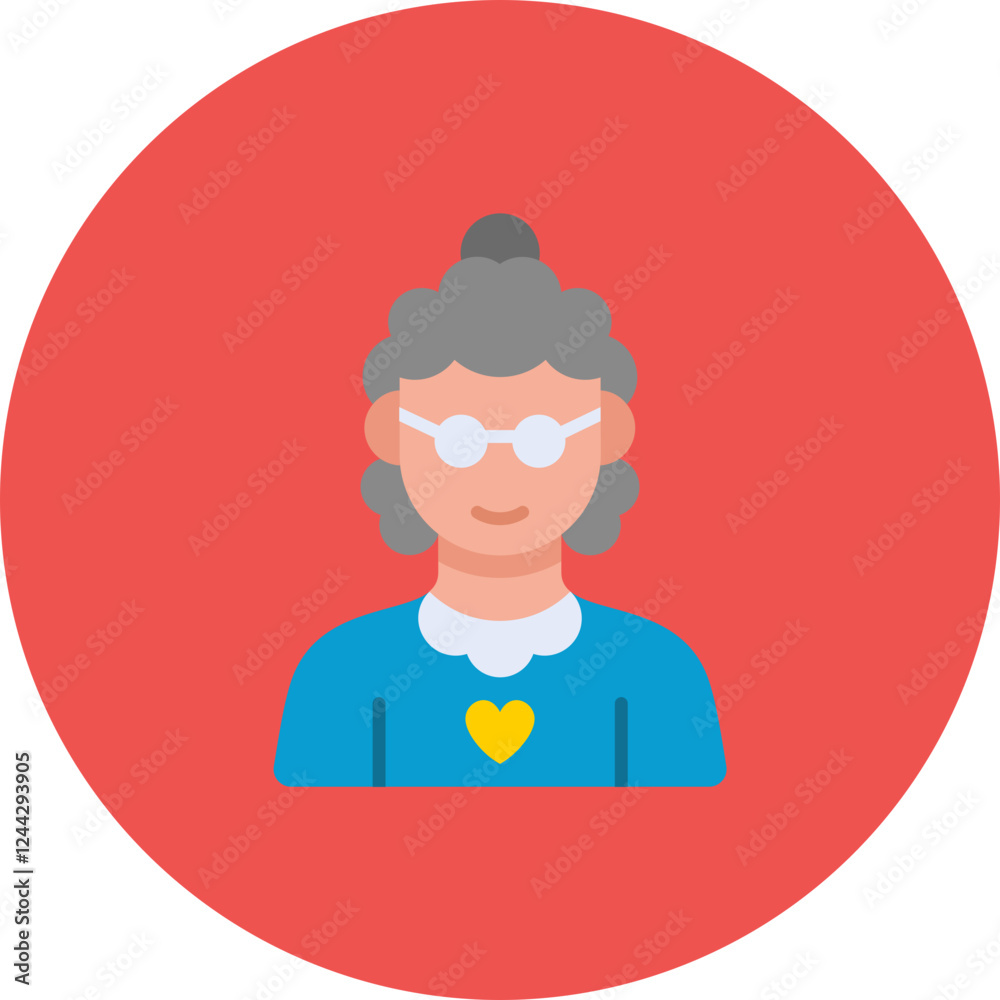 Grandmother Icon Grandmother Icon