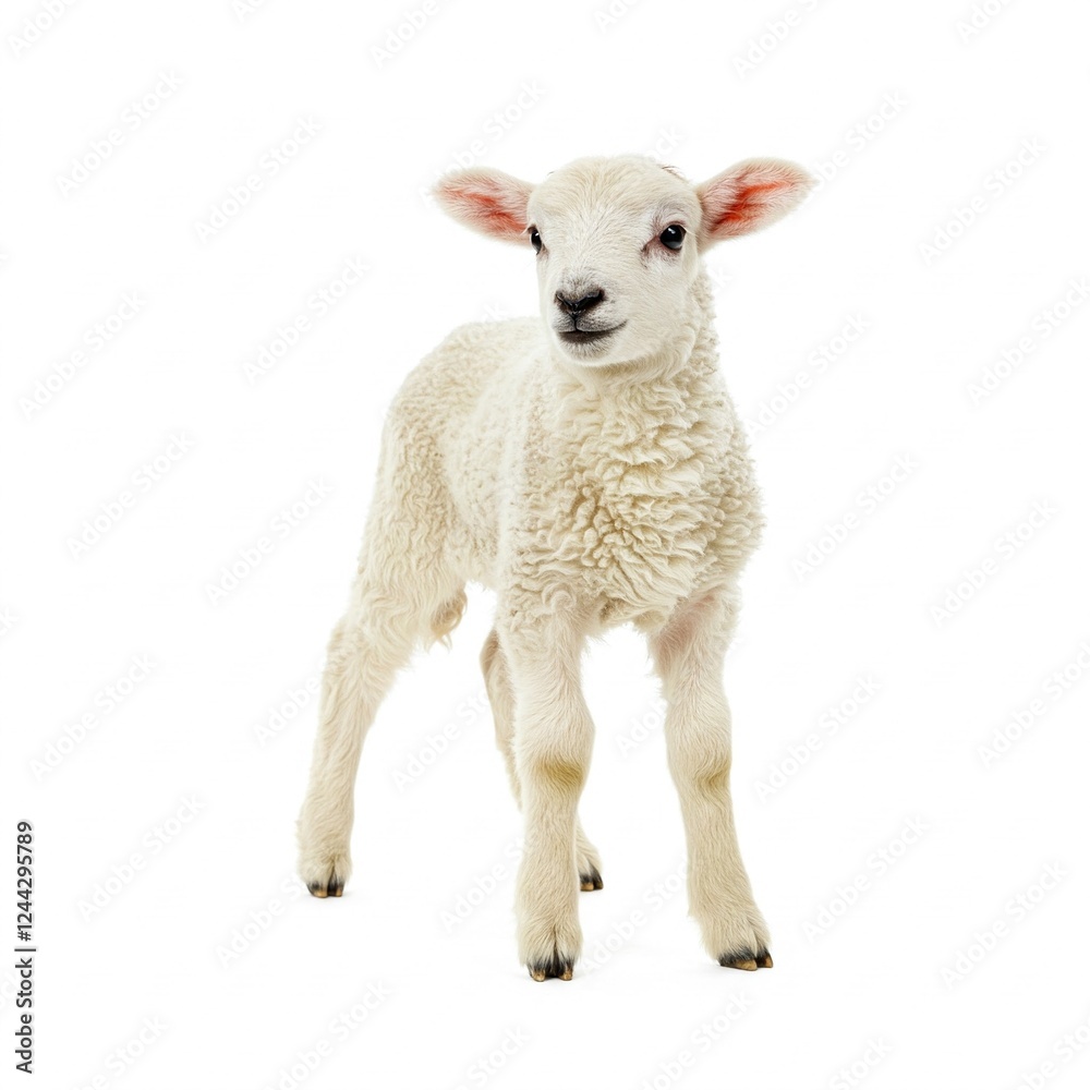 lamb isolated on white background lamb isolated on white background