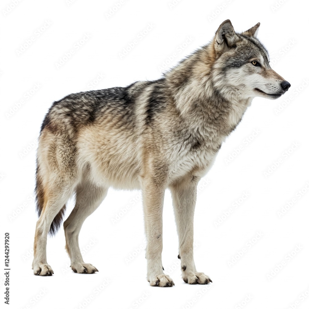wolf isolated on white background wolf isolated on white background