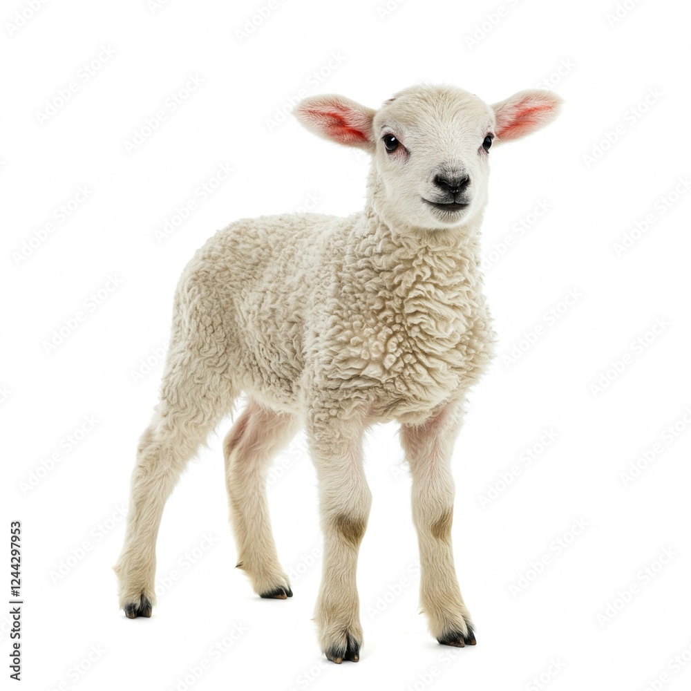 Fototapeta premium lamb isolated on white