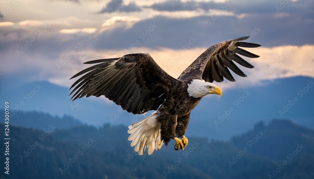 Obraz premium american bald eagle